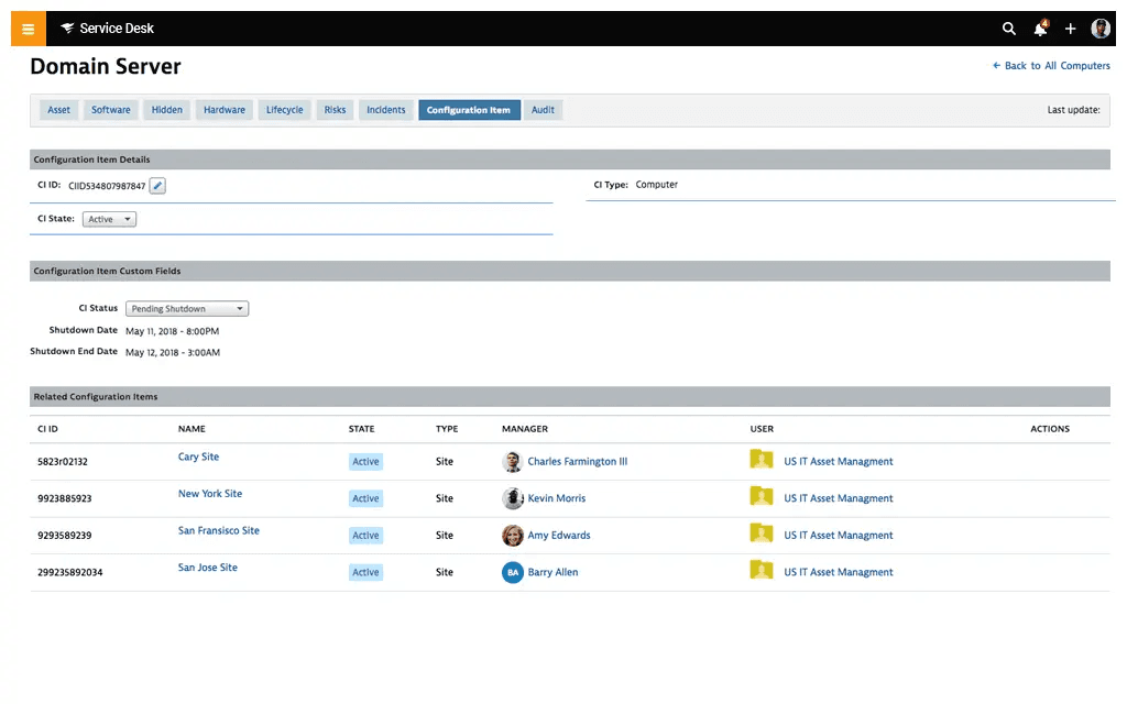 Enhance IT decisions with improved asset discovery, knowledge, and management.Solarwinds CMDB