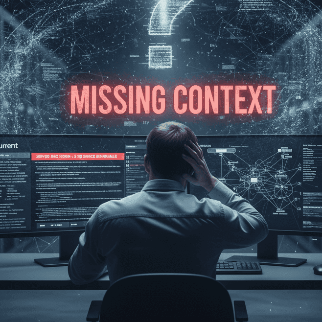 Missing context