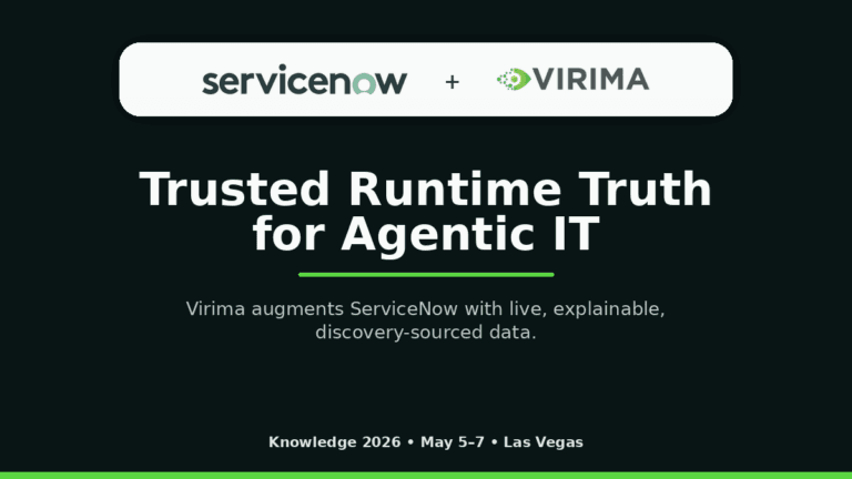 How Virima Augments the ServiceNow Context Engine with Trusted Runtime Truth